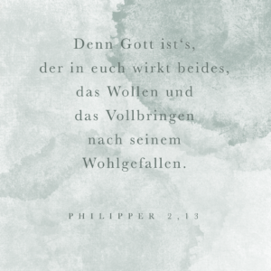 Postkarte „Wollen und Vollbringen“